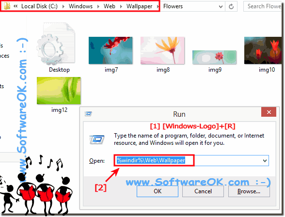 Desktop Background Folder path in Windows 8.1 plus 10!