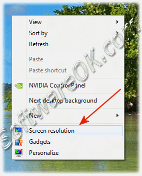 Desktop Screen Resolution Windows-8