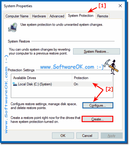 System Protection in Windows-8 System_Properties