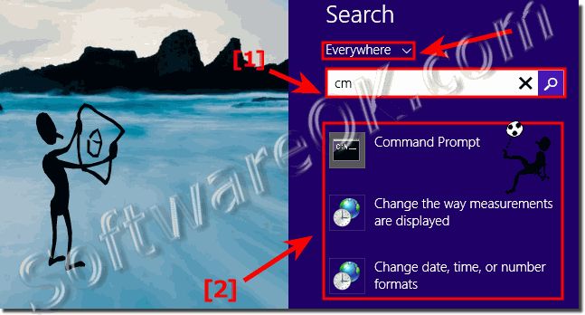 Use the Windows 8.1 Desktop Search to start programs and App or open documents!