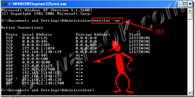 Displays all list of network connections in all Windows!