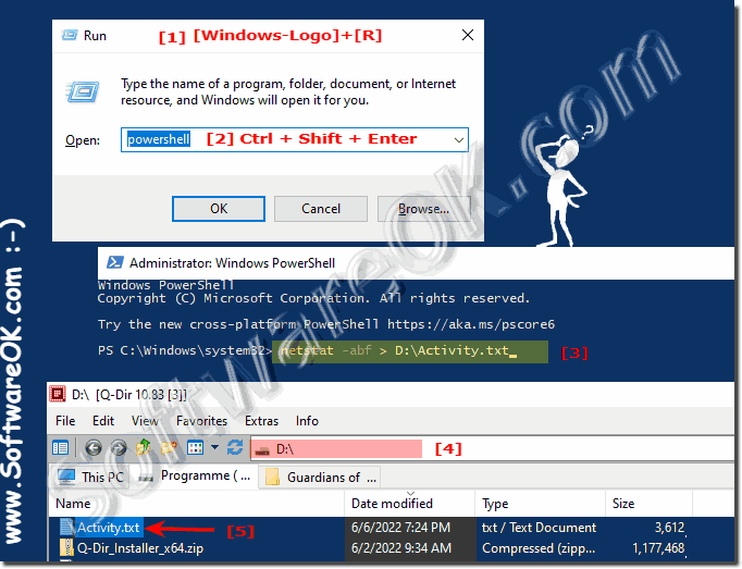 Access to the Internet protocol in a file!