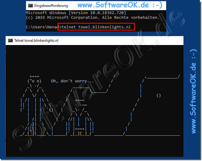 Watch Star Wars Episode IV from Command Prompt! 