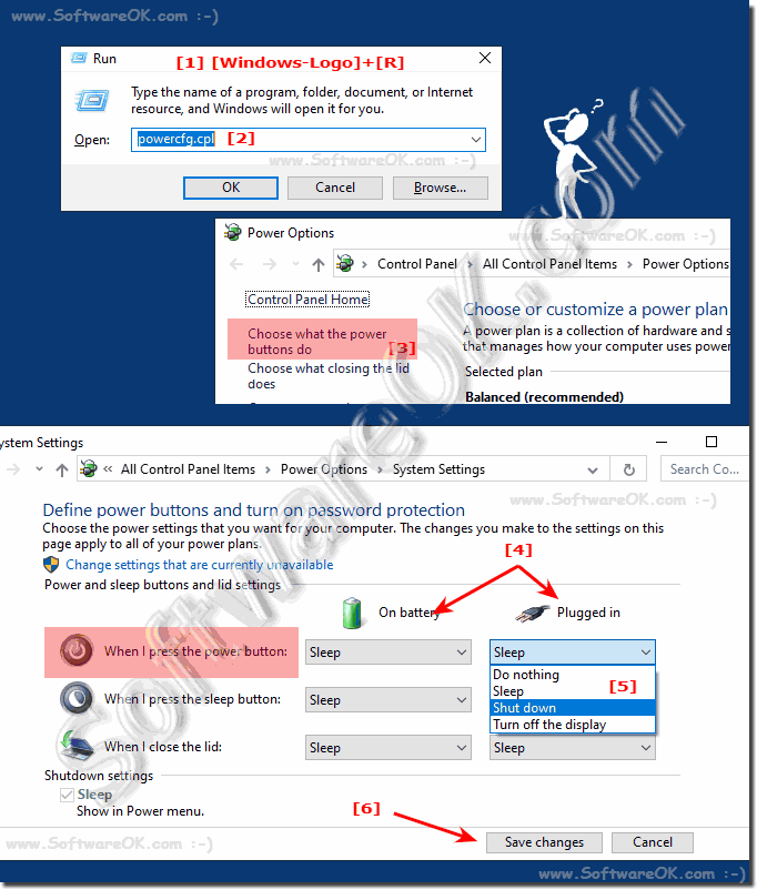 Notebook does not turn off when power button is pressed!