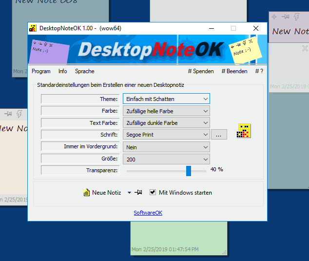 DesktopNoteOK 3.88 full