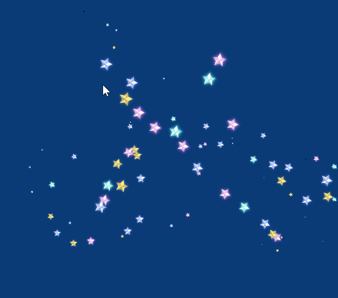 Stars as traces on the desktop!