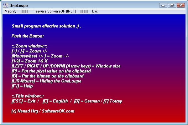 Alternative Screen Magnifier from XP to Windows 10!