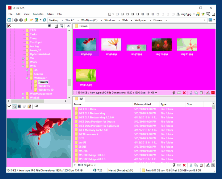 A Purple File Explorer on Windows-10/11 Example!