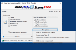 Auto Hide Desktop Icons Portable Win-App.