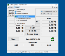 SSD, HDD, SD card, USB sticks Quick test