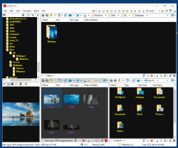 Really good quad explorer 4 files and folders