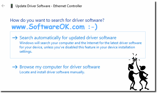 Update The driver Software via Device-Manager!