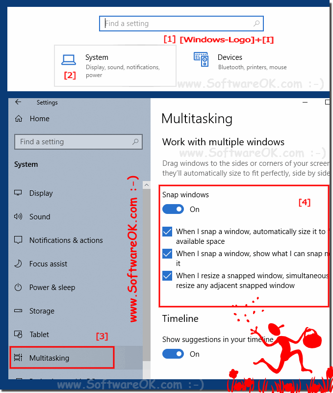 Activate and Deactivate the Docking of Windows in Win 10!