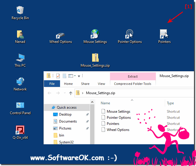 Download Mouse pointer and cursor options for Windows!