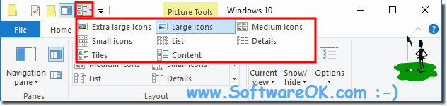 Fast access to View-Settings in File-Explorer!