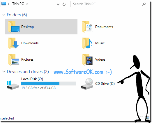 Windows 10 CD / DVD drive in the MS-Explorer!