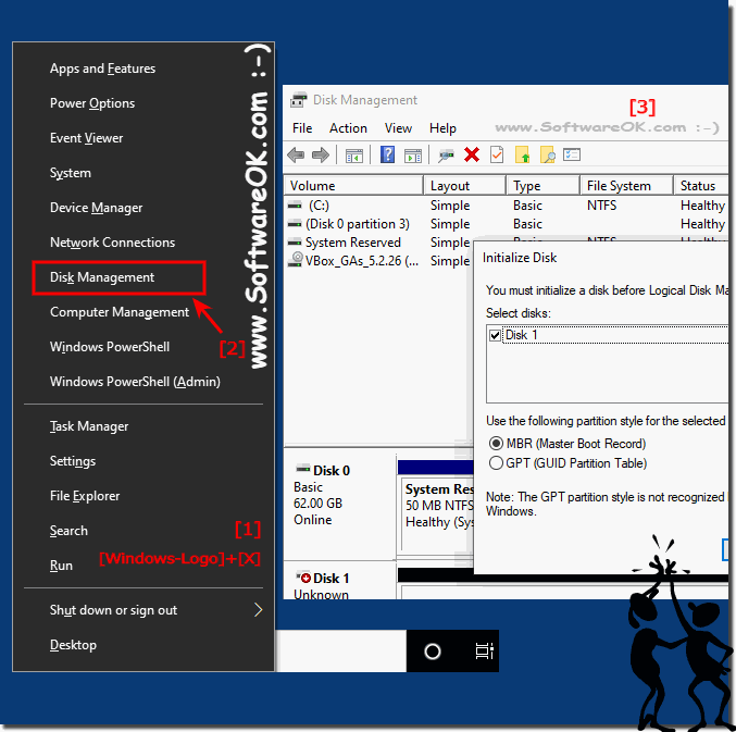 Windows 10 the advanced management of hard drives and drives!