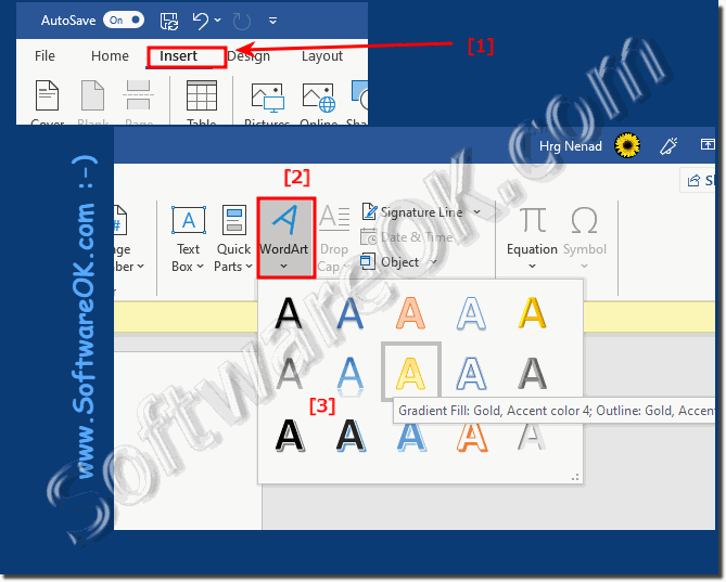 Diagonal Text in Word on Windows 10!