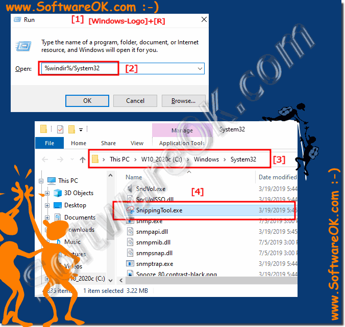 Find Snipping Tool on Windows 10 in System32 Folder! 