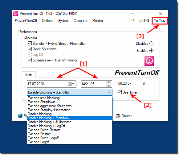 Use the PC sleep timer on Windows 10!