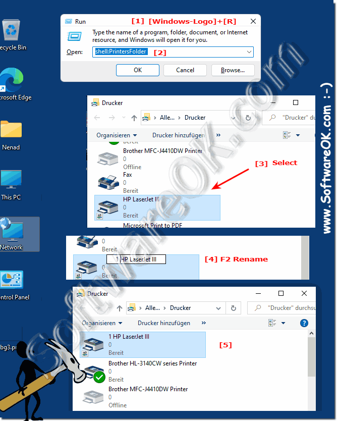 Change Windows print order for programs!