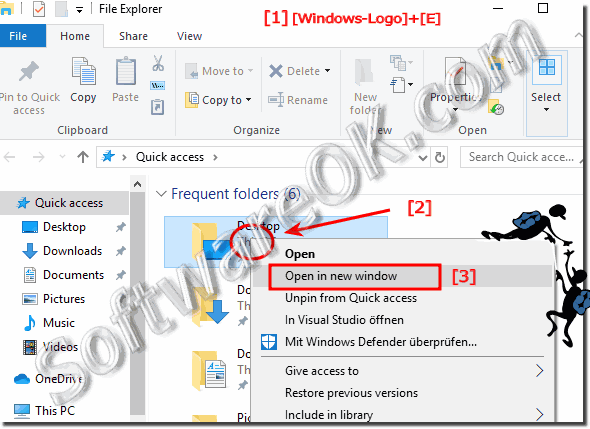 Open next folder in new file explorer window!