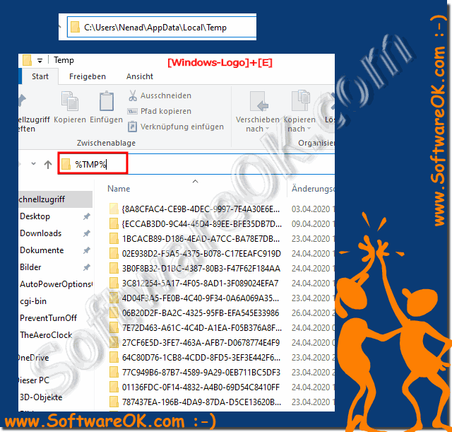 TEMP folder Windows 10 %TMP%!
