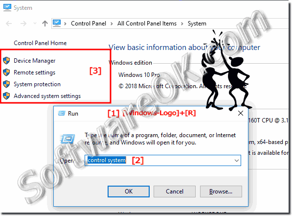 Windows 10 control system (classic panel)!