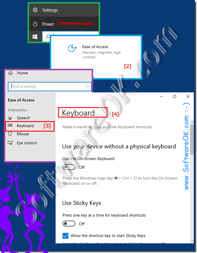 Keyboard settings Windows 10!