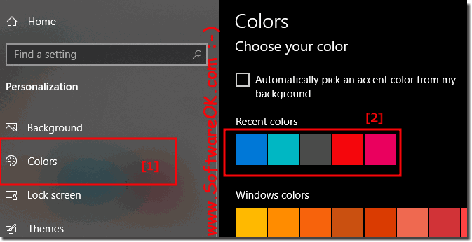 Windows 10: Logon screen background one simple color!
