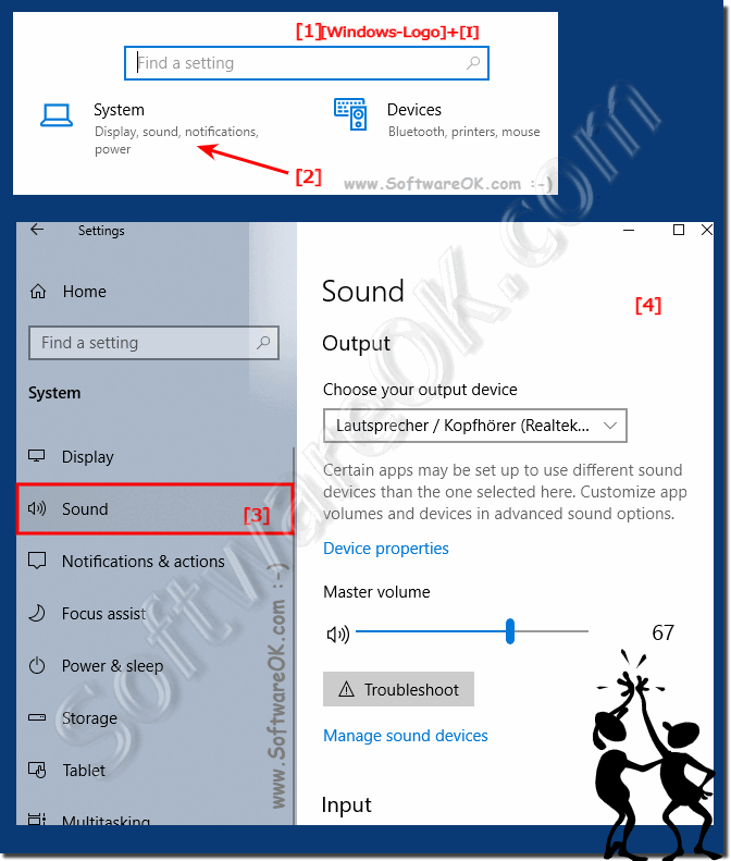 Sound settings in Windows!