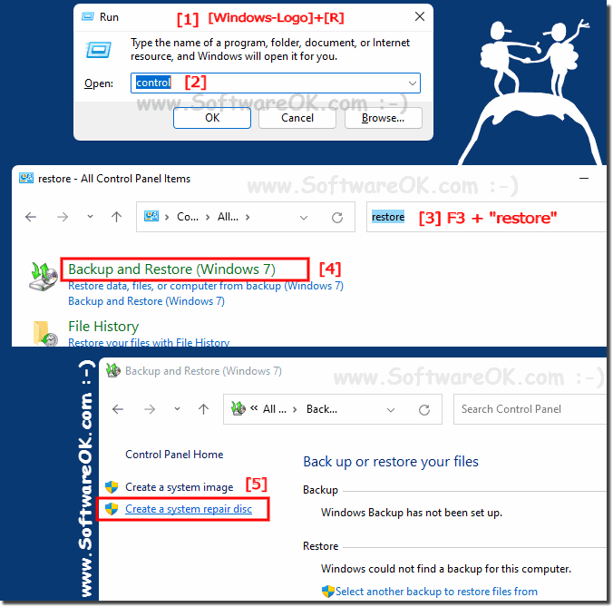 Create system repair disk for Windows 10 and 11!