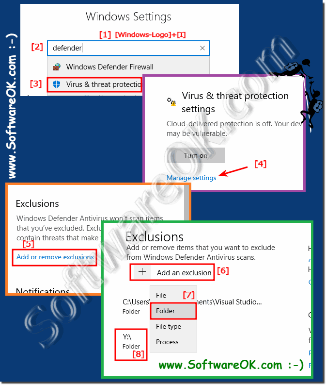 Exclude external drive from Defender Virus Scan!