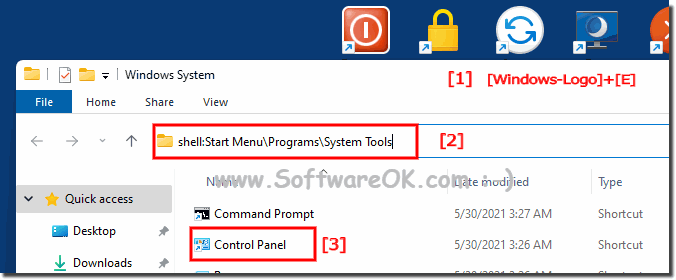System Tools Windows 11 and 10 control panel!