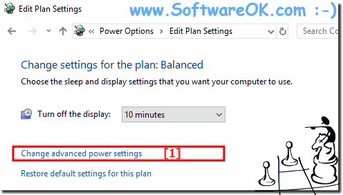 Windows-10 Change advanced power plan settings!  
