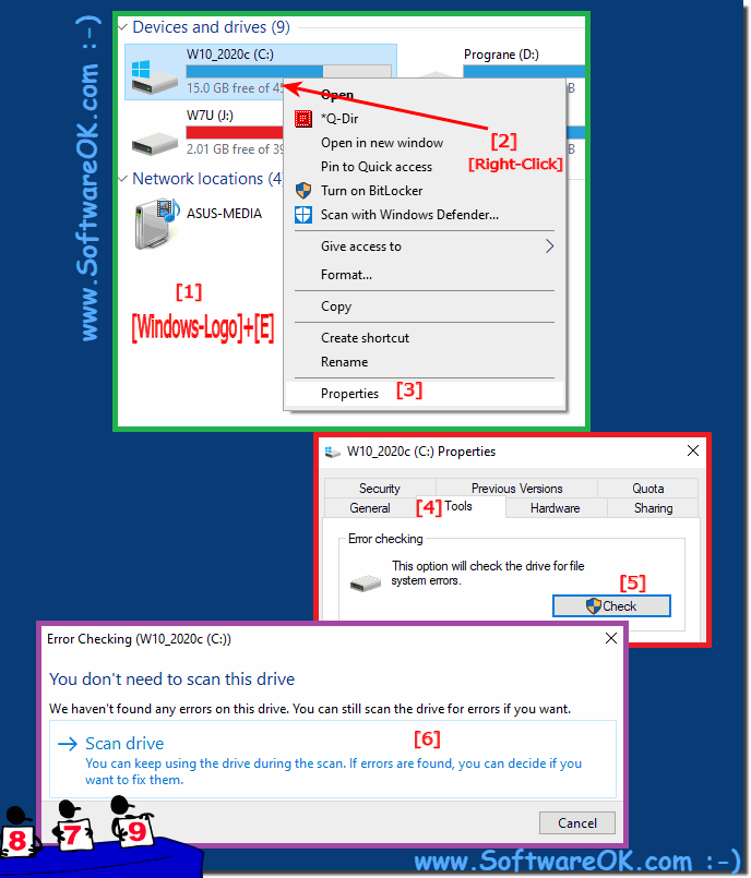 Disk Error Checking on Windows 10!