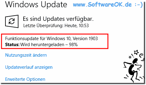 Status: Downloading - 98 percent Windows 10 hangs!