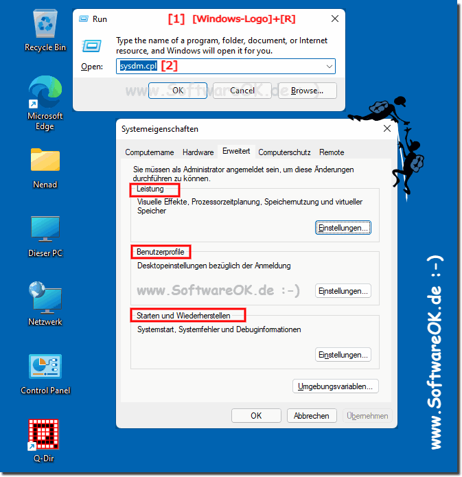 Windows 11 the advanced settings!