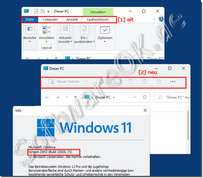 Old Explorer and New Explorer Windows 11!