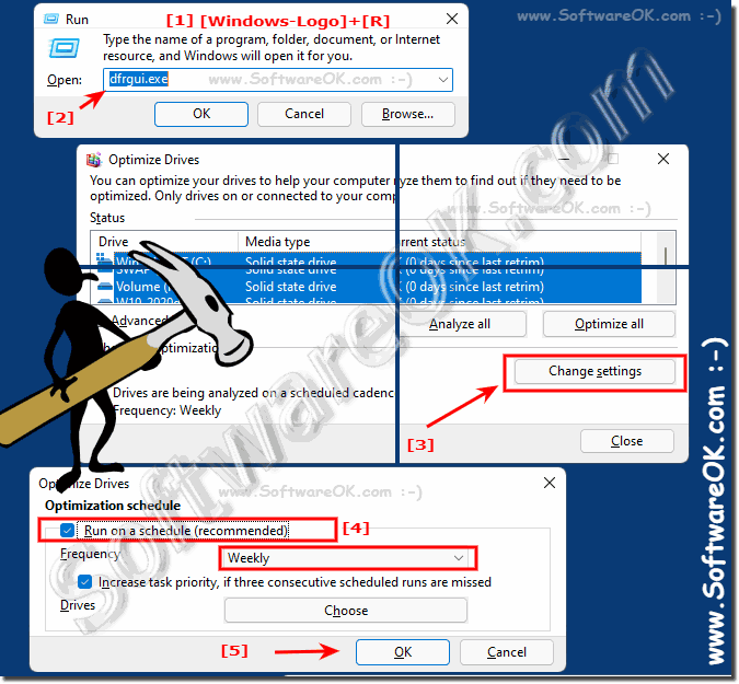 Optimize SSD drives weekly on Windows 11!