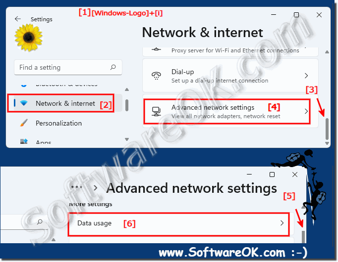 Recognize the amount of data transferred per application under Windows 11!