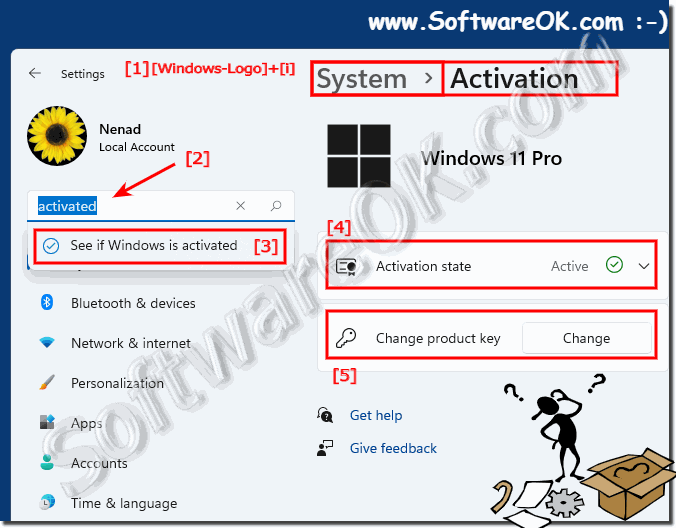 Check is Windows 11 is activated or Change Product Key!