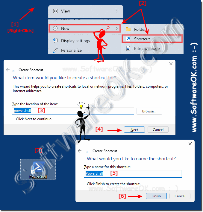 PowerShell desktop shortcut on Windows 11!