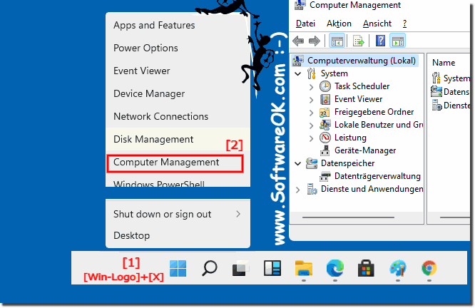The Computer management in Windows 11!