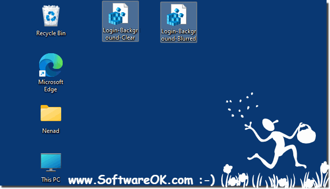 Login background clear or blurry under Windows 11/10!
