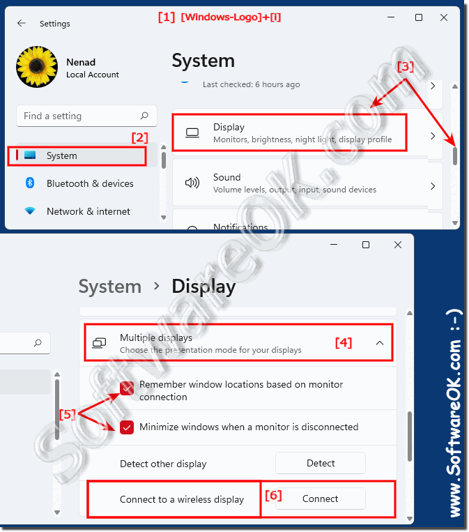 Multiple windows with multiple monitors behave on Windows 11!