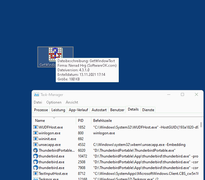 Export process list from task manager on MS Windows OS!