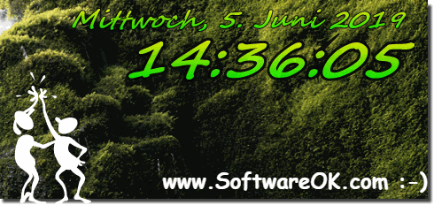 How can I in DesktopDigitalClock!