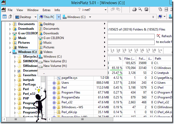 Detailed investigation of the windows filesystem structure!