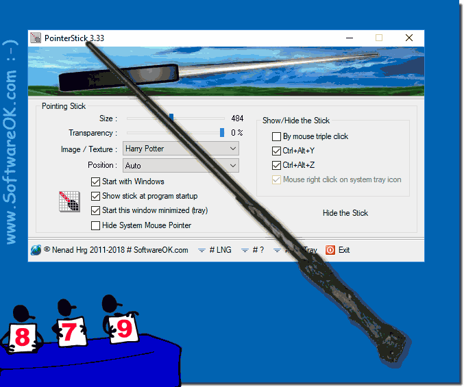  Harry Potter magic wand for the Windows desktop!